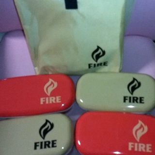 キリン(キリン)のキリン　FIRE　お弁当箱　アルミ　保温保冷　袋　セット(弁当用品)