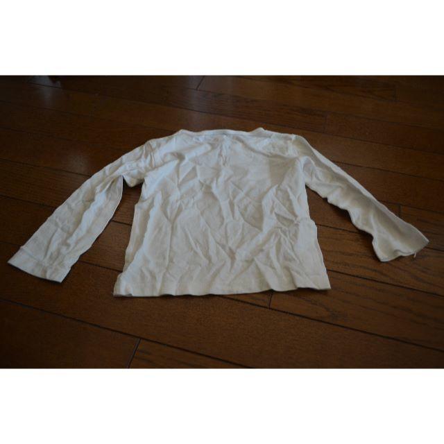 COMME CA ISM(コムサイズム)の90㎝　コムサ　長袖　白 キッズ/ベビー/マタニティのキッズ服女の子用(90cm~)(Tシャツ/カットソー)の商品写真