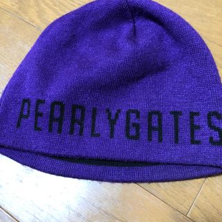 パーリーゲイツ(PEARLY GATES)のニット帽(ニット帽/ビーニー)