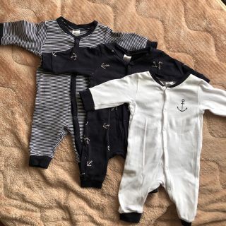 エイチアンドエイチ(H&H)のH&M♡ロンパース3枚セット(ロンパース)