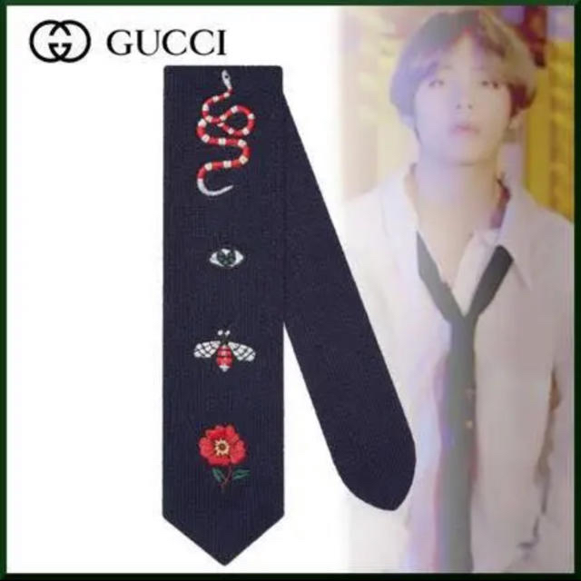 GUCCI】DNA テテ着用 ネクタイ-