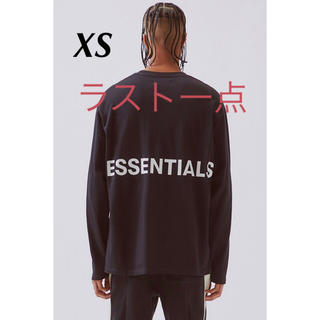 フィアオブゴッド(FEAR OF GOD)のFOG  Essentials クルーネック 長袖Tシャツ ブラック xs(Tシャツ/カットソー(七分/長袖))