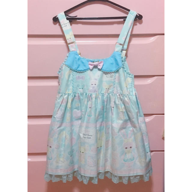 Angelic Pretty(アンジェリックプリティー)のアンジェリックプリティ ジャンパースカート レディースのワンピース(ミニワンピース)の商品写真