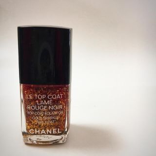 シャネル(CHANEL)のCHANEL ル トップコート ラメ ルージュ ノワール(ネイルトップコート/ベースコート)