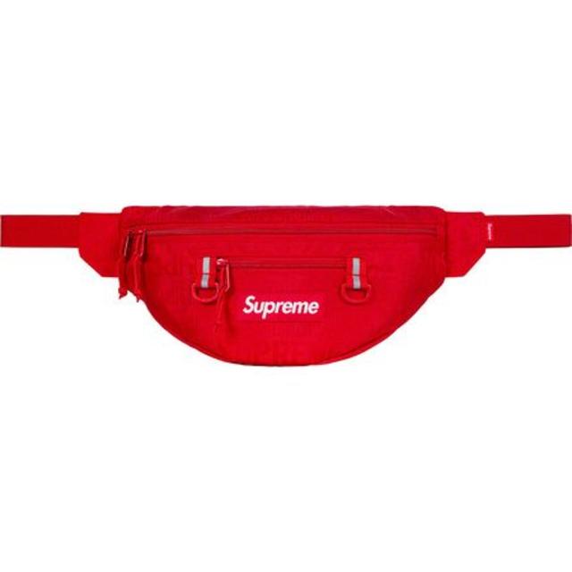 supreme 19ss waist bag red