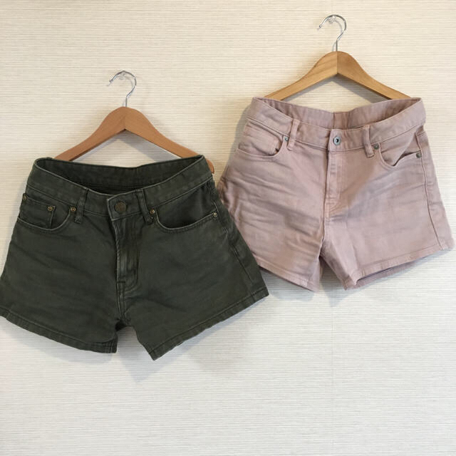 LOWRYS FARM(ローリーズファーム)の２枚セット［ショートパンツ］双子コーデ キッズ/ベビー/マタニティのキッズ服女の子用(90cm~)(パンツ/スパッツ)の商品写真