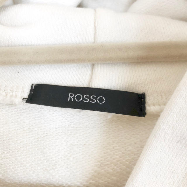 ROSSO(ロッソ)のアーバンリサーチロッソ 白パーカー レディースのトップス(パーカー)の商品写真