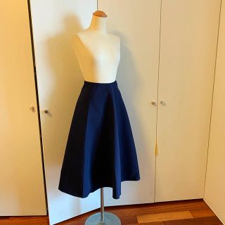 ディーホリック(dholic)の未着★birthdaybash★Aラインボンディングスカート♡NAVY♡(ひざ丈スカート)