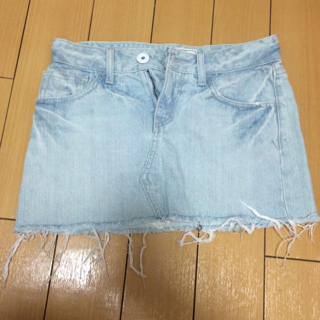 AZUL by moussy(アズールバイマウジー)のデニムミニスカート♡ レディースのスカート(ミニスカート)の商品写真
