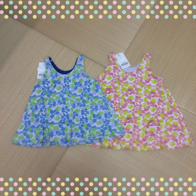 F.O.KIDS(エフオーキッズ)のseraphリバーシブル♡バルーンワンピ キッズ/ベビー/マタニティのキッズ服女の子用(90cm~)(その他)の商品写真