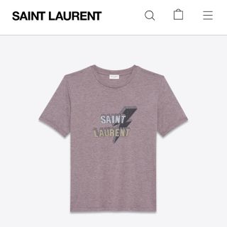 【値下げ中】SAINT LAURENT PARIS ライトニングボルトTシャツ