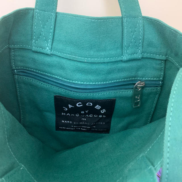 MARC BY MARC JACOBS(マークバイマークジェイコブス)のMarc by MarcJocobsエコバッグ ショルダーバッグ ほぼ未使用 レディースのバッグ(エコバッグ)の商品写真