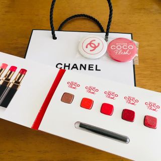 シャネル(CHANEL)のシャネル サンプルリップ5色&CHANELバッチ付き(サンプル/トライアルキット)