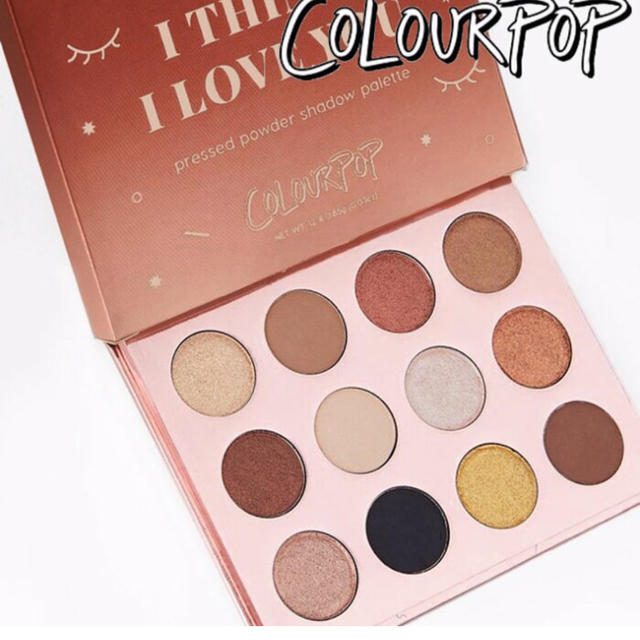 colourpop(カラーポップ)の即完売✨colour pop12色⭐️I think I love you コスメ/美容のベースメイク/化粧品(アイシャドウ)の商品写真