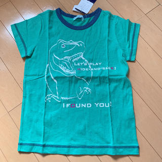 ハッカキッズ(hakka kids)のハッカ新品恐竜半袖Tシャツ140(Tシャツ/カットソー)