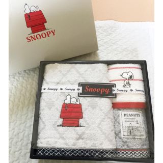 スヌーピー(SNOOPY)のスヌーピータオルセット(タオル/バス用品)