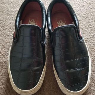 ヴァンズ(VANS)のVANS　24.5cm　クロコ調　スリッポン(スリッポン/モカシン)