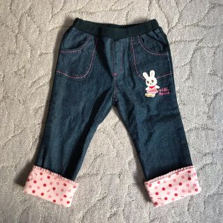 ミキハウス(mikihouse)の【美品】♡ミキハウス うさこデニムパンツ♡(パンツ/スパッツ)