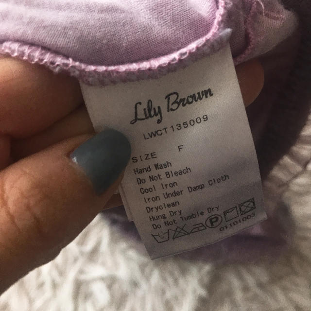 Lily Brown(リリーブラウン)の最終値下げ リリーブラウン Lilybrown くすみカラー オーガンジー レディースのトップス(ベアトップ/チューブトップ)の商品写真