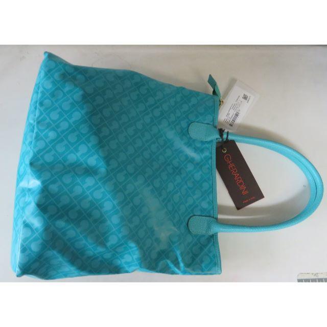 GHERARDINI(ゲラルディーニ)のゲラルディーニ GHERARDINI トートバッグ PVC　ブルーグリーン レディースのバッグ(トートバッグ)の商品写真