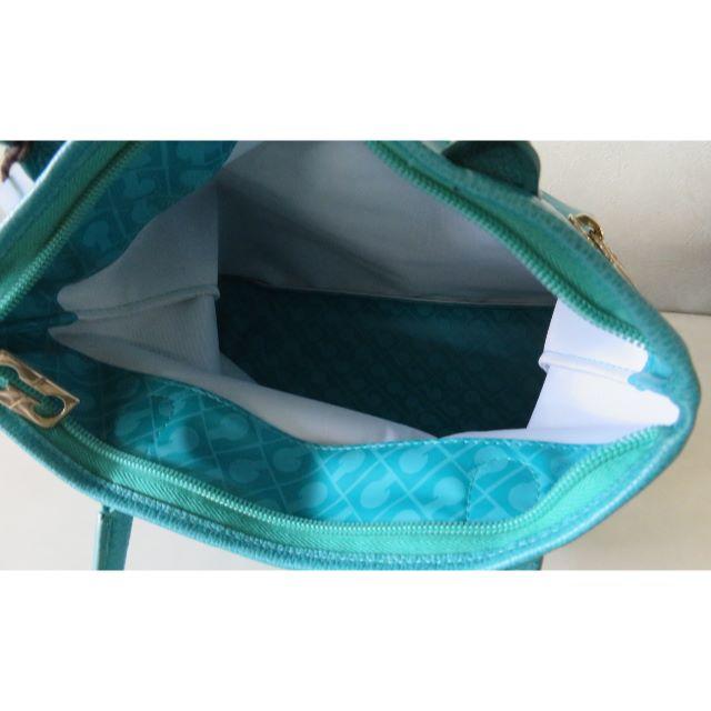 GHERARDINI(ゲラルディーニ)のゲラルディーニ GHERARDINI トートバッグ PVC　ブルーグリーン レディースのバッグ(トートバッグ)の商品写真