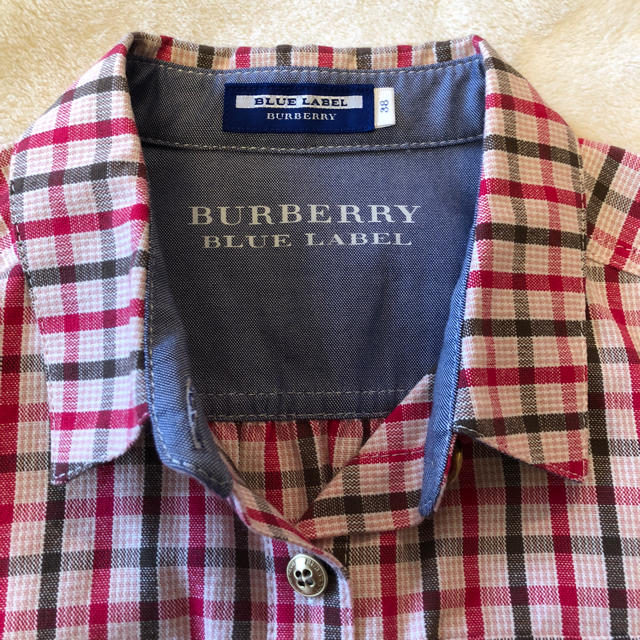 BURBERRY BLUE LABEL(バーバリーブルーレーベル)のバーバリーブルーレーベル春チェックワンピース レディースのワンピース(ひざ丈ワンピース)の商品写真