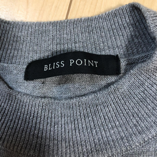 BLISS POINT(ブリスポイント)の美品！ BLISS POINT ニットカットソー XL トップス レディースのトップス(ニット/セーター)の商品写真