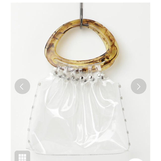 SLY☆ OVAL HANDLE CLEAR BAG