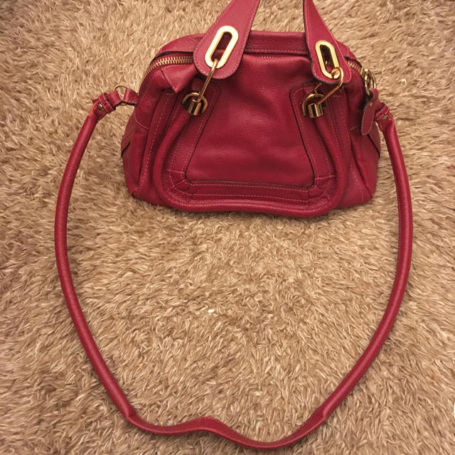 Chloe(クロエ)の値下 Chloe パラティ ショルダーバッグ ワインレッド レディースのバッグ(ショルダーバッグ)の商品写真