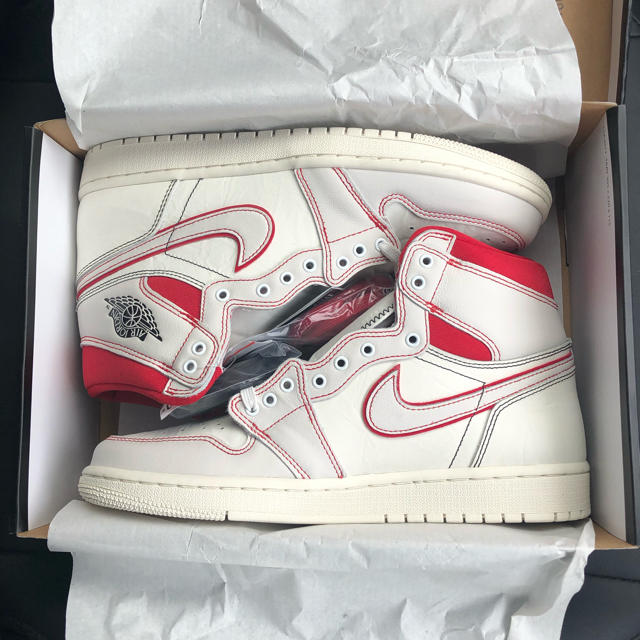 NIKE(ナイキ)の最安 込 27 NIKE AIR JORDAN 1  ジョーダン ユニバーシティ メンズの靴/シューズ(スニーカー)の商品写真