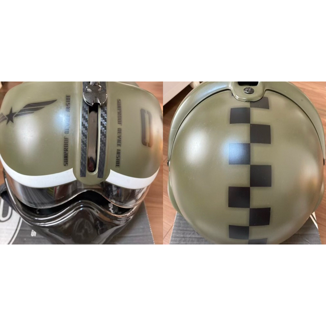 Amazon価格37800円 OSBE ヘルメット M オプションマスク付 ヘルメット/シールド