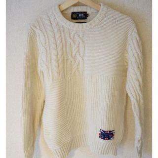 ユナイテッドアローズグリーンレーベルリラクシング(UNITED ARROWS green label relaxing)の【ぽん様専用】gim ブリティッシュウール アランニット(ニット/セーター)