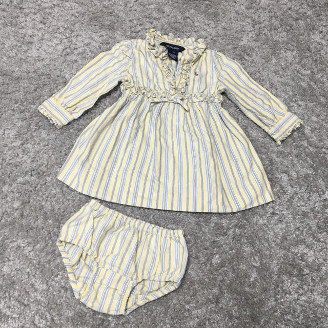 Ralph Lauren(ラルフローレン)の超美品 ラルフローレン ベビー ワンピース 90 キッズ/ベビー/マタニティのキッズ服女の子用(90cm~)(ワンピース)の商品写真