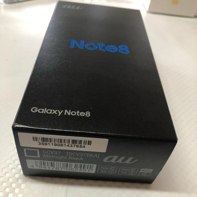 SAMSUNG(サムスン)の新品 galaxy note 8 Au  SIMロック解除済み スマホ/家電/カメラのスマートフォン/携帯電話(スマートフォン本体)の商品写真