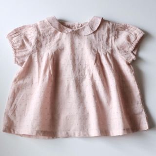 ボンポワン(Bonpoint)のlittle  cotton clothes  ブラウス  18-24m(ワンピース)