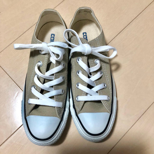 CONVERSE(コンバース)の新品未使用 CONVERCE ローカット ベージュ 3,5 レディースの靴/シューズ(スニーカー)の商品写真