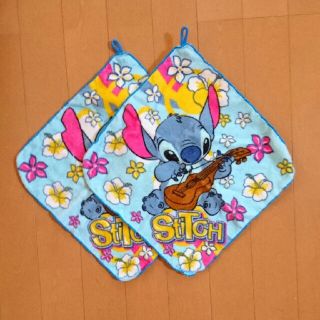 ディズニー(Disney)の【新品】スティッチ子ども用タオル(その他)