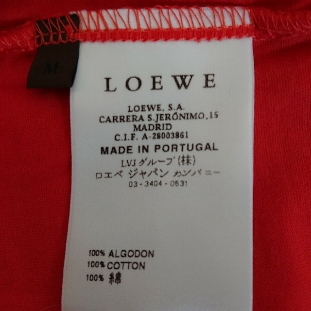 LOEWE(ロエベ)のロエベ新品未使用テイシャツ レディースのトップス(Tシャツ(半袖/袖なし))の商品写真