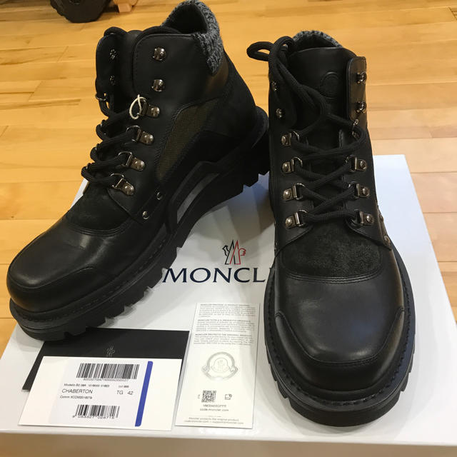MONCLER - 本物 モンクレール シャベルトン メンズブーツ 42 27cm 未使用 完売品の通販 by packt's shop