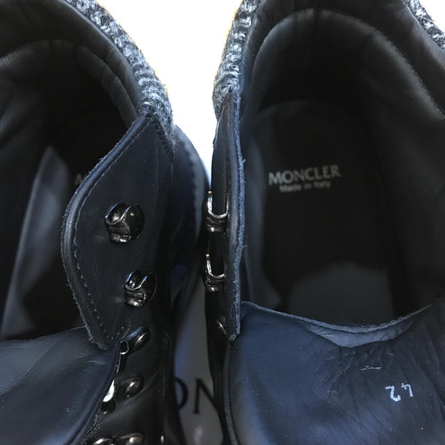 MONCLER(モンクレール)の本物 モンクレール シャベルトン メンズブーツ 42 27cm 未使用 完売品 メンズの靴/シューズ(ブーツ)の商品写真