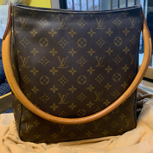LOUIS VUITTON - LOUIS VUITTON ルーピング バッグ モノグラム(あんずさん專用）の通販 by シヨウ's shop