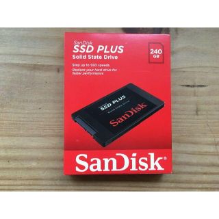 SanDisk - SanDisk 内蔵 2.5インチ SSD Plus 240GBの通販｜ラクマ