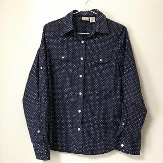 エルエルビーン(L.L.Bean)のLLbean水玉ドットシャツ(シャツ/ブラウス(長袖/七分))