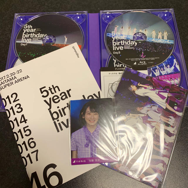 初回 乃木坂46 5th year birthday live Blu-ray