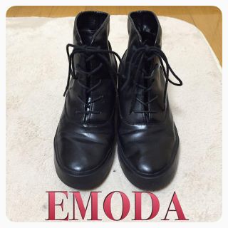 エモダ(EMODA)のEMODA×ViVi♡レースアップブーツ(ブーツ)