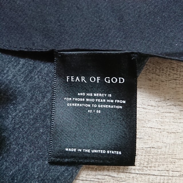 FEAR OF GOD(フィアオブゴッド)のfear of god スカーフ バンダナ メンズのファッション小物(バンダナ/スカーフ)の商品写真