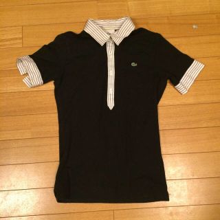 ラコステ(LACOSTE)のLacoste 切り替えドレスポロシャツ(ポロシャツ)