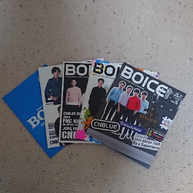 CNBLUE(シーエヌブルー)のCNBLUE BOICE magazine 1～5 エンタメ/ホビーのCD(K-POP/アジア)の商品写真