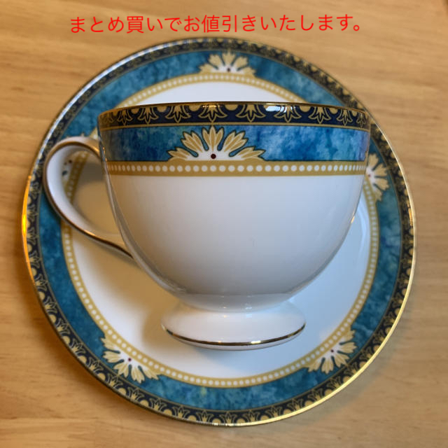 WEDGWOOD(ウェッジウッド)の【未使用品】【廃盤】Wedgwood カップ＆ソーサー カーゾン インテリア/住まい/日用品のキッチン/食器(食器)の商品写真