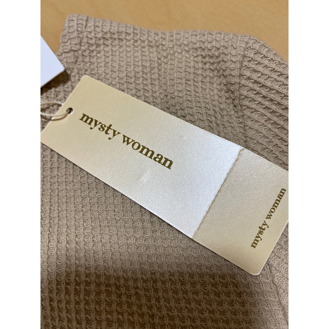 mysty woman(ミスティウーマン)のワッフルカットソー  新品 レディースのトップス(カットソー(長袖/七分))の商品写真